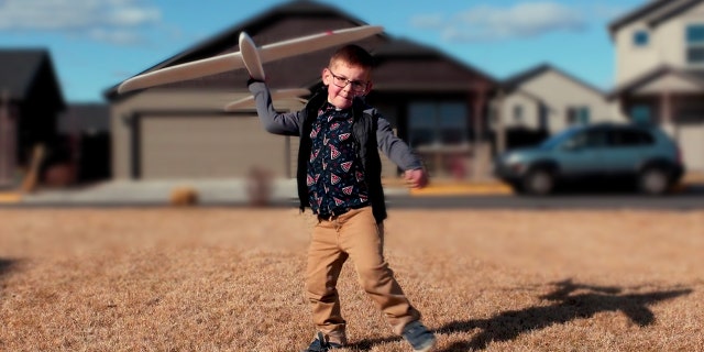 Maverick Waler, 5, of Redmond, Oregon, was born with holes in his heart but now has had the holes closed in a cutting-edge procedure.
