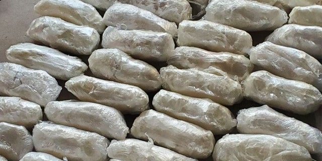 Investigators determined there were 49 bags of methamphetamine. 