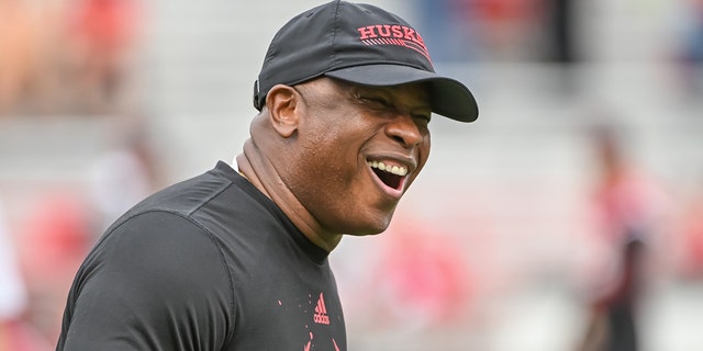 Mickey Joseph of the Nebraska Cornhuskers was named interim coach after a loss to the Georgia Southern Eagles at Memorial Stadium on September 10, 2022 in Lincoln, Neb.