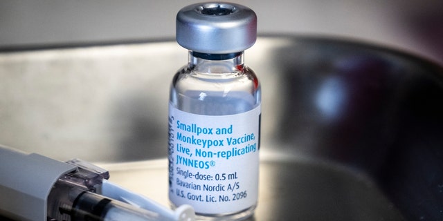 TUSTIN, CA - August 16: Families Together of Orange County held a monkeypox vaccine clinic in Tustin, CA on Tuesday, August 16, 2022. The Jynneos vaccine consists of two doses administered 28 days apart. 