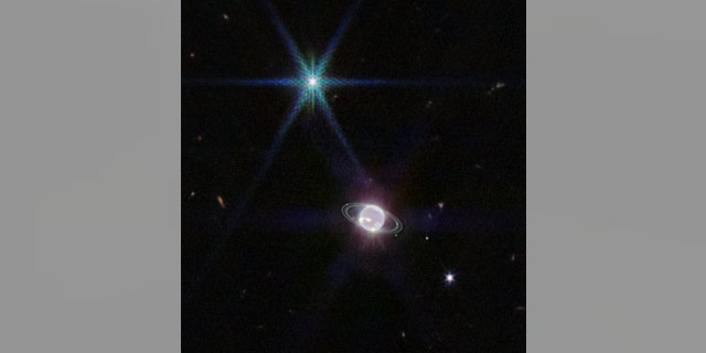 The ice giant Neptune and the Triton moon