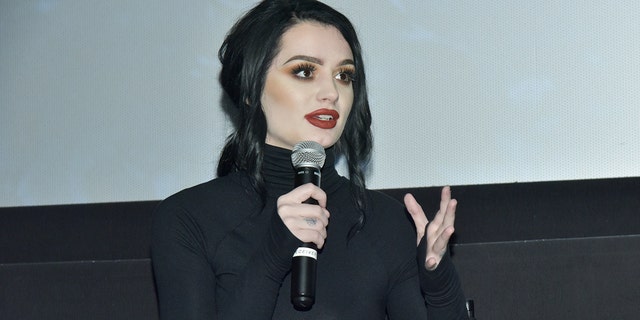 Then-WWE Wrestler Paige speaks at MGM Studios, WWE and SheIs special screening of 'Fighting With My Family' at AMC 34th Street on Feb. 12, 2019 in New York City.