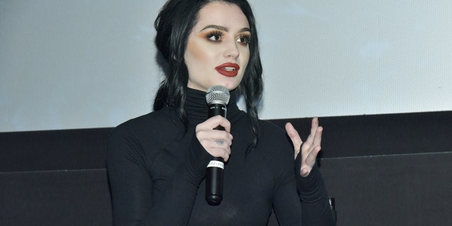 Then-WWE Wrestler Paige speaks at MGM Studios, WWE and SheIs special screening of 'Fighting With My Family' at AMC 34th Street on Feb. 12, 2019 in New York City.