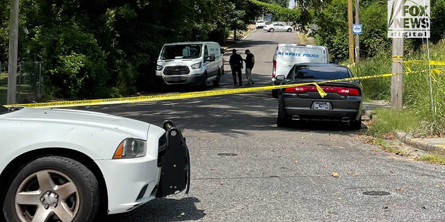 Memphis police tape crime scene