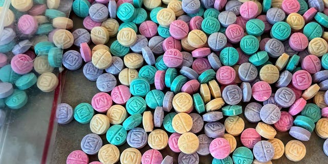 The DEA said rainbow fentanyl can be pills or powder that come in a variety of bright colors, shapes and sizes.