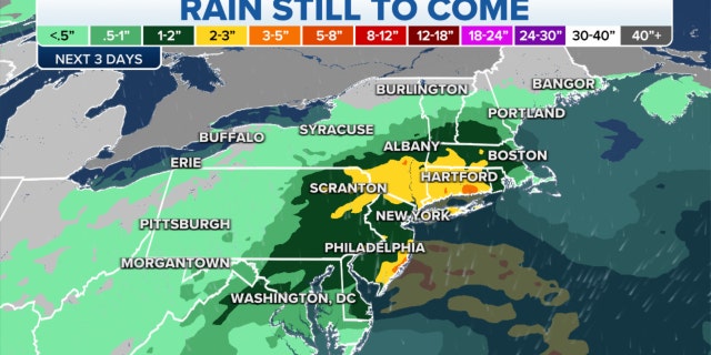 Northeast rain forecast