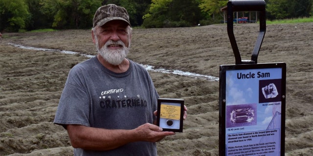 Scott Kreykes, of Dierks, Arkansas, found the 35,000th diamond to be registered in the Crater of Diamonds State Park. The stone is, a 4-point white diamond.