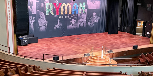 The Ryman Auditorium, dubbed the Mother Church of Country Music, hosted the Grand Ole Opry from 1943 to 1974. It was built in 1895 as the Union Gospel Tabernacle, lending to the reverence the Opry accorded country music.