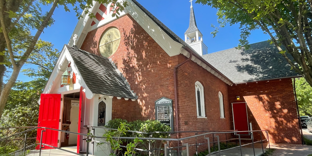 St. Andrew's Episcopal Church in Edgartown, Mass. on Martha's Vineyard welcomed 50 migrants into its care when those individuals arrived on the island on Sept. 14, 2022.