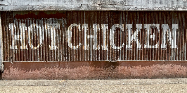 Nashville hot chicken, and the signs and smells of it, are ubiquitous in the city.