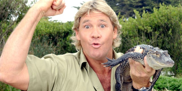 Steve Irwin (1962-2006) of Australia was known worldwide as a legendary crocodile hunter, zookeeper and conservationist.