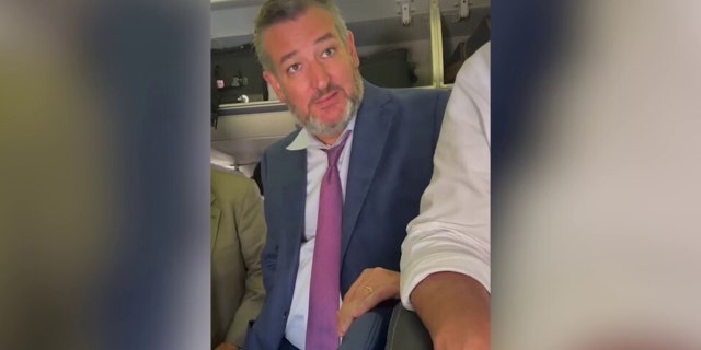 Texas Mon.  Ted Cruz responded to a passenger who confronted him about his Second Amendment views while getting off an airplane.