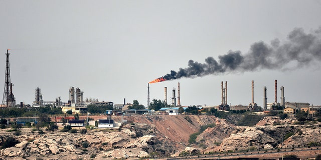 Kharg Island Oil Terminal in Iran