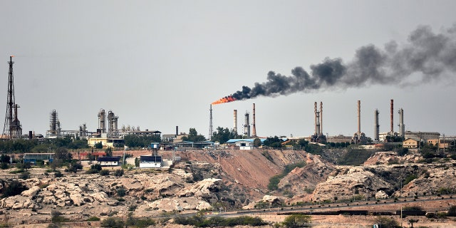 Kharg Island Oil Terminal in Iran