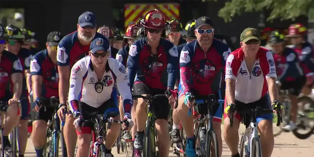 The bike ride is to remember first responders who died last year.