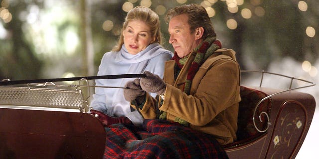 Tim Allen and Elizabeth Mitchell in "The Santa Clause 2."