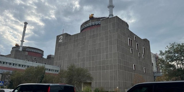 A view shows the Russian-controlled Zaporizhzhia Nuclear Power Plant during a visit by members of the International Atomic Energy Agency (IAEA) expert mission, in the course of Ukraine-Russia conflict outside Enerhodar in the Zaporizhzhia region, Ukraine, in this picture released Sept. 2, 2022.