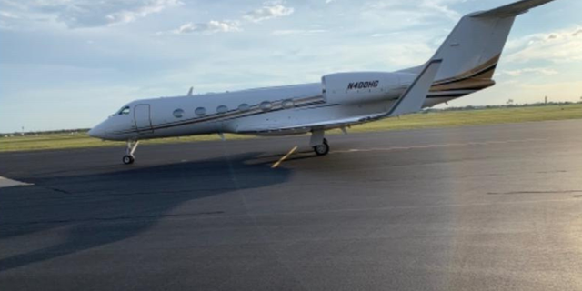 A Texas DPS pilot was conducting a ramp check on a Gulf Stream IV aircraft because he suspected "the aircraft was being used in human smuggling," noting that there was "some suspicious activity" from a group of people inside the airport.