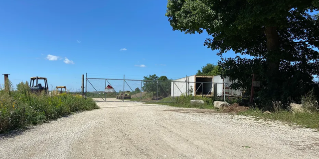 A construction site where workers were allegedly forced into trailers at gunpoint.