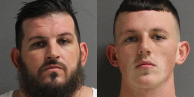The incident happened in Volusia County, Florida, and officials say that Julian Falkinburg, 21, and Joel O'Grady, 38, allegedly beat up 36-year-old Tyler Kaltenbach, according to FOX 35.