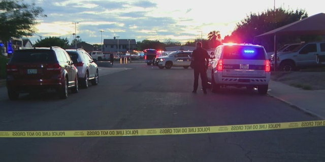 Phoenix police say that a man is dead after he attempted to run towards officers with a sword in his hand.