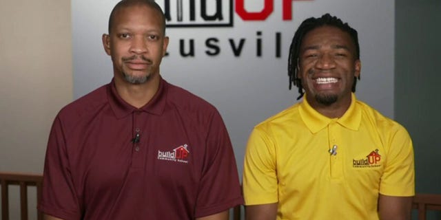 Build UP community school executive director James Sutton (left) and dean of culture Anthony Beckett joined "Fox and Friends" on Sept. 1, 2022.