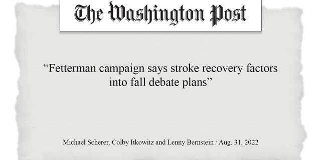 Washington Post headline on Aug. 31, 2022.