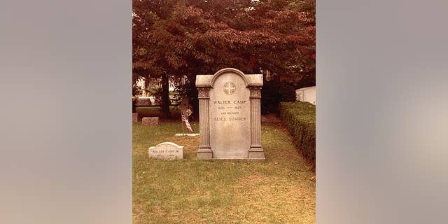 Walter Camp died March 14, 1925, in New York City. He was 65 years old. He's buried in Grove Street Cemetery with his wife Allison in New Haven, Conn. 