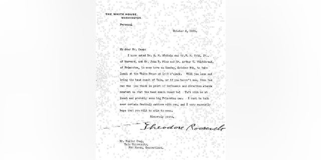 Football grew so violent and even deadly in the early 20th century that calls came to ban the sport. President Theodore Roosevelt, a football fan, enlisted the aid of Walter Camp and other leaders of the game to save football. 