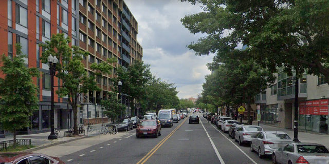 The block in Washington, D.C., where the shooting happened late Monday, according to the Metropolitan Police Department.