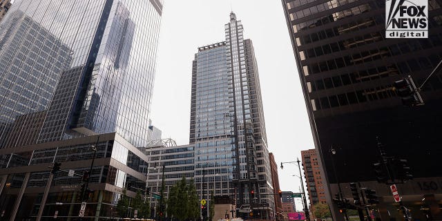 The Boeing building, Sept. 17, 2022, in Chicago.