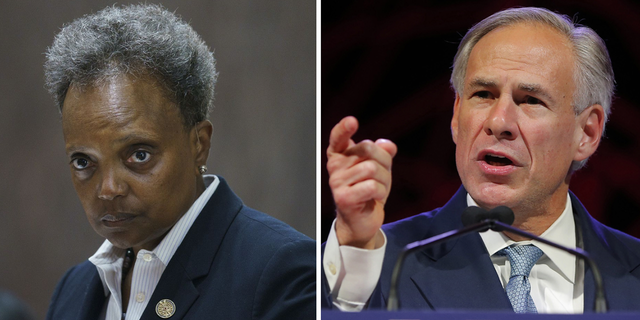 Mayor Lori Lightfoot and Gov. Greg Abbott have been in a public battle over migrants arriving in their states and cities. 