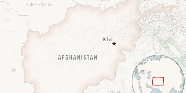 This is a locator map for Afghanistan with its capital, Kabul. (AP Photo)