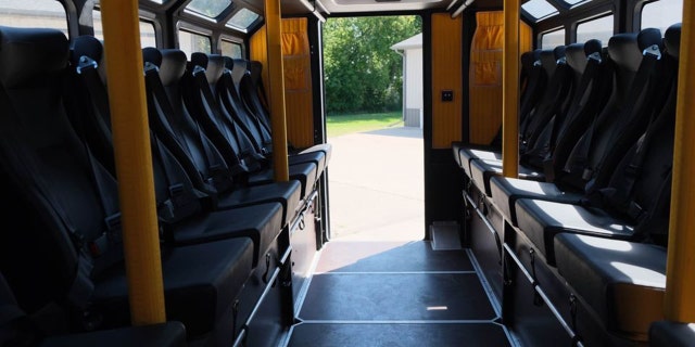 The vehicle can carry a total of 22 passengers.
