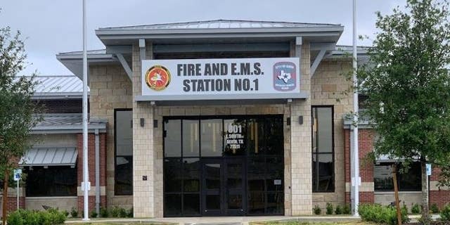 A Google Earth image shows the Alvin Volunteer Fire Department's Station 1.