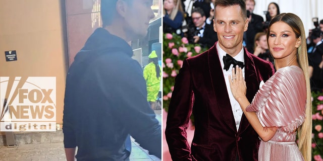 Tom Brady werd gezien toen hij zijn hotel in New Orleans verliet voor de Saints-wedstrijd. Het gerucht gaat dat de quarterback huwelijksproblemen heeft met zijn vrouw Gisele Bundchen (rechts, 2019)