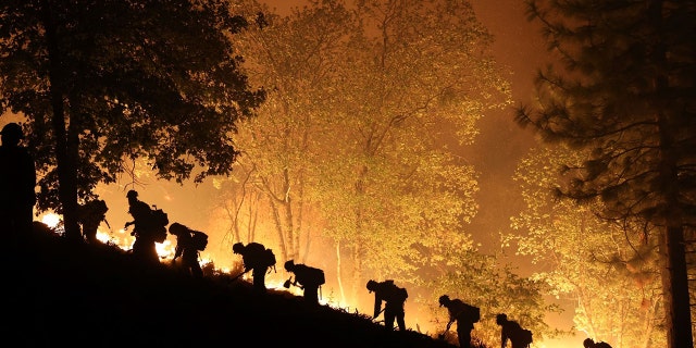 firefighters fighting fire