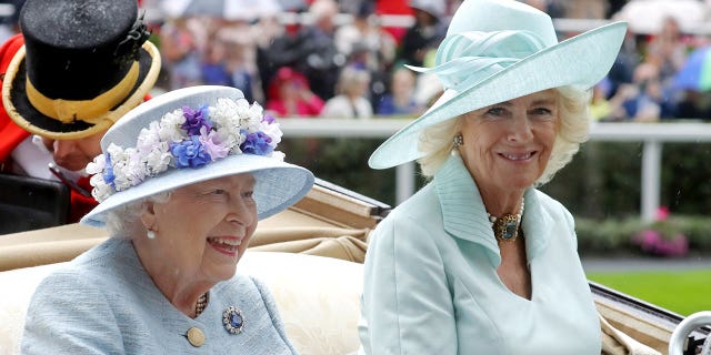 Camilla with Queen Elizabeth II