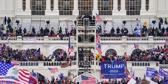 Rally at the U.S. Capitol on January 6, 2021.
