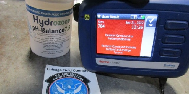 The shipment from South Africa labeled as "water purification" contained enough fentanyl to kill 220,700 people, the agency said.