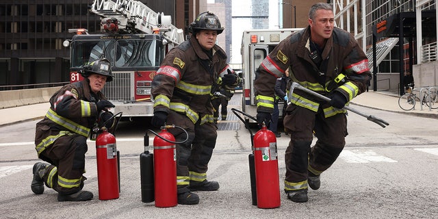 A shooting near the shooting of "chicago fire" Wednesday, stop production of the NBC show.  No one at the scene was injured, according to Chicago Police Department officials. 
