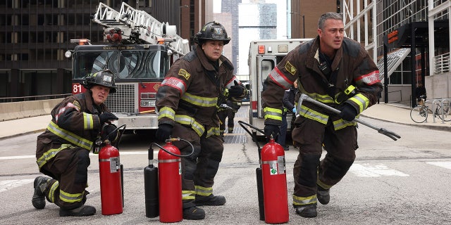 A shooting near the shooting of "chicago fire" Wednesday, stop production of the NBC show. No one at the scene was injured, according to Chicago Police Department officials.