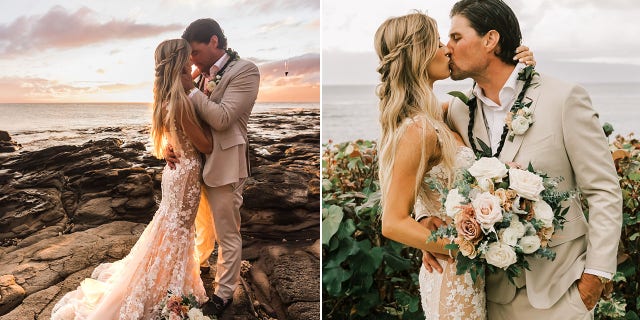 Christina Haack and Joshua Hall host Hawaii wedding ceremony five months after getting married.