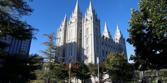 Utah lawmaker Merrill Nelson advised bishop Carl Matthew Johnson, 77, not to report a confession of child sex abuse, a decision that allowed the abuse to continue for years, according to records. Pictured: The Salt Lake Temple stands in Salt Lake City, Utah, on Oct. 5, 2019.