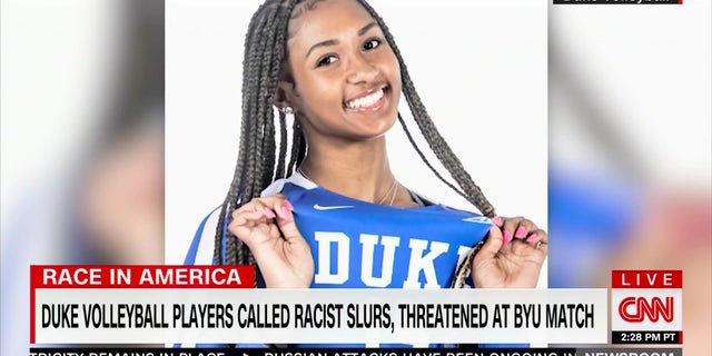 CNN offered plenty of on-air coverage to the racial slur claim made by Duke volleyball player Rachel Richardson.