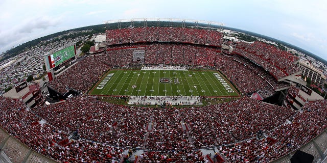 A view of the Georgia Bulldogs-South Carolina Gamecocks during their game at Williams-Brice Stadium Sept. 13, 2014, in Columbia, S.C.