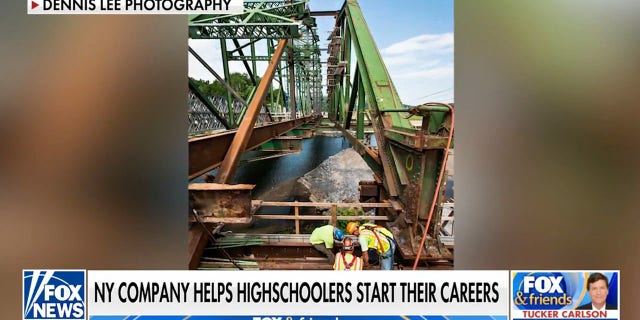 A New York construction company is offering high school students a nearly six-figure, full-time job upon their graduation.