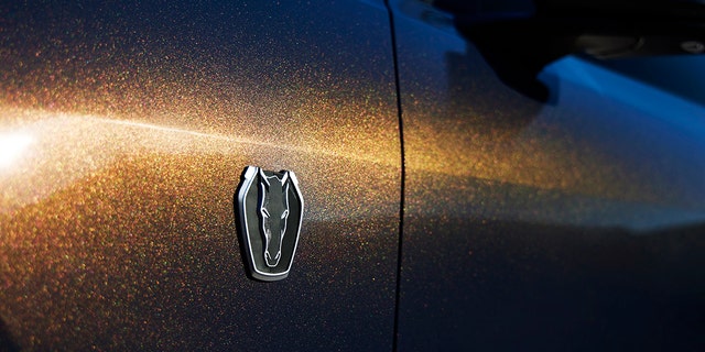 The Dark Horse has a unique fender logo.