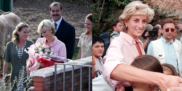 Elizabeth Debicki was dressed as Princess Diana during her trip to Bosnia in 1997 to visit landmine victims.