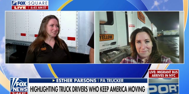 Pennsylvania truck driver Esther Parsons spoke on "Fox and Friends" on Friday, Sept. 16, 2022.